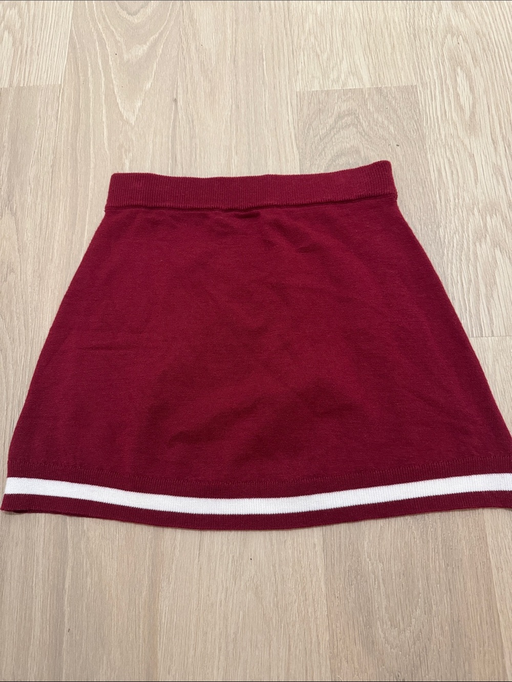 Day + Moon Women's Red College Sweater Skirt Small NWT - Picture 4 of 12